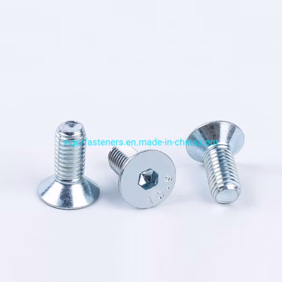 DIN7991 Hex Socket Countersunk Head Pan Head Tighten Chicago American Screws M4m5m6m1/4m5/16